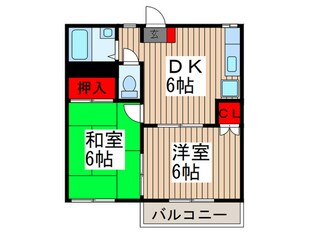 栄ハイツの物件間取画像